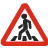 Знак Пешеходный переход caridea